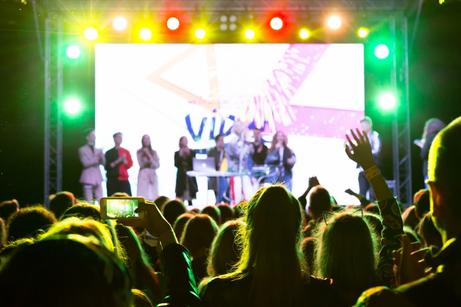 LED video wall installed for a Seattle stage event