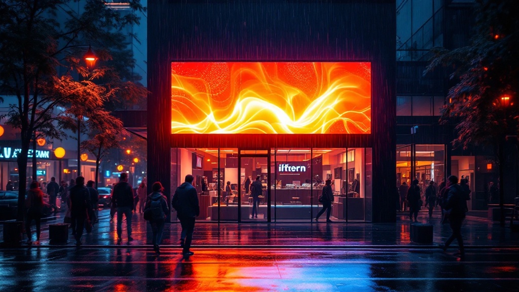 LED screen setup for an event in Everett, WA